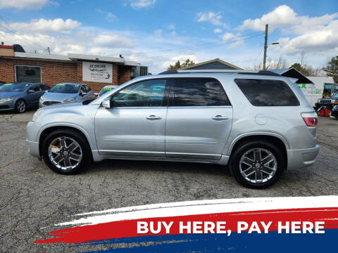 2011 GMC Acadia for sale at Autocom, LLC in Clayton NC