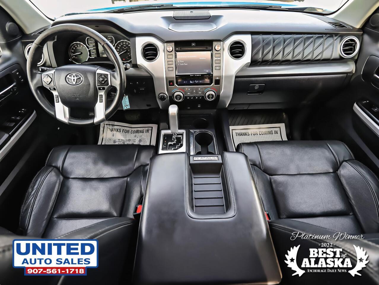 2018 Toyota Tundra Platinum 4x4 4dr CrewMax Cab Pickup SB (5.7L V8) 83