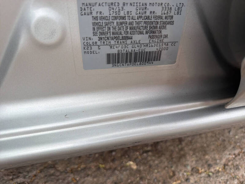 2014 Nissan Versa 1.6 S