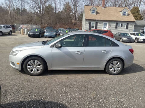 2014 Chevrolet Cruze for sale at Cappy's Automotive in Whitinsville MA