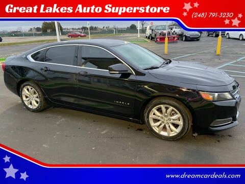 2017 Chevrolet Impala for sale at Great Lakes Auto Superstore in Waterford Township MI