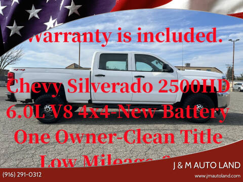 2018 Chevrolet Silverado 2500HD for sale at J & M Auto Land in Sacramento CA