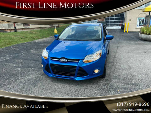 2012 Ford Focus for sale at First Line Motors in Brownsburg IN