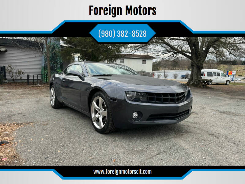 2011 Chevrolet Camaro for sale at Foreign Motors in Kannapolis NC