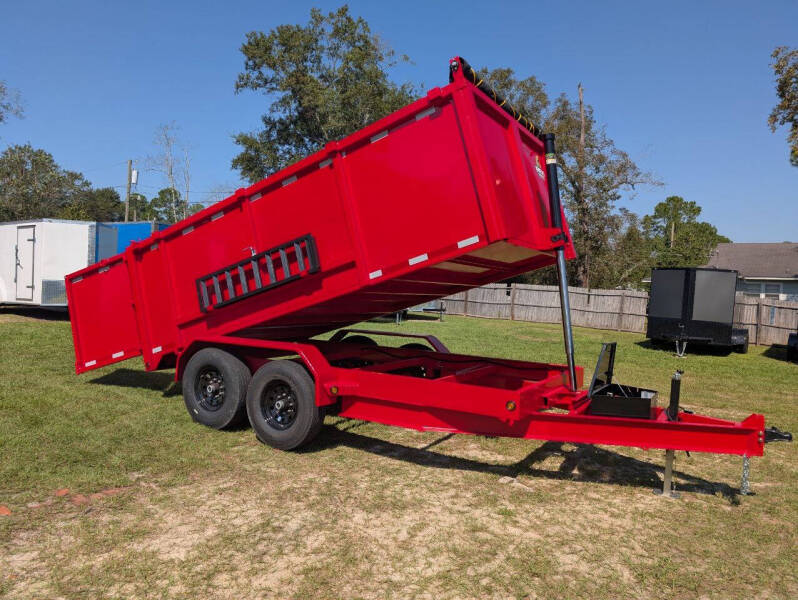 2025 7x16 Tandem Axle  7x16 Dump Trailer 4' Walls  for sale at Trailer Solutions, LLC in Fitzgerald GA