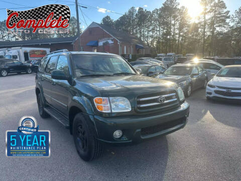 2002 Toyota Sequoia for sale at Complete Auto Center , Inc in Raleigh NC