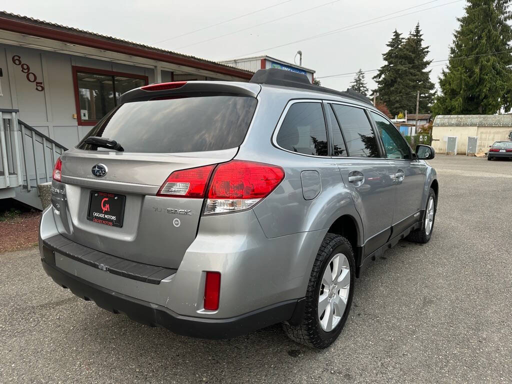 2011 Subaru Outback for sale at Cascade Motors in Olympia, WA