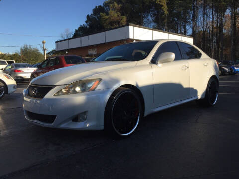 2008 Lexus IS 250 for sale at Alpha Car Land LLC in Snellville GA