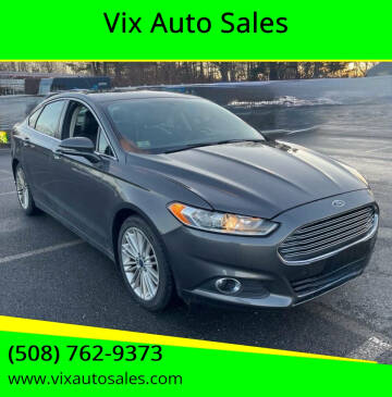 2015 Ford Fusion for sale at Vix Auto Sales in Worcester MA