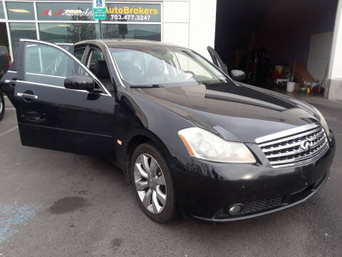 2007 Infiniti M35 for sale at M & M Auto Brokers in Chantilly VA
