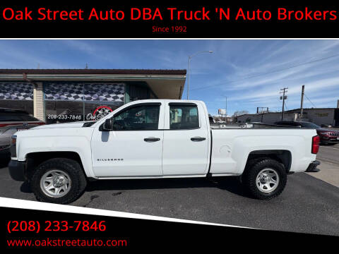 2017 Chevrolet Silverado 1500 for sale at Oak Street Auto DBA Truck 'N Auto Brokers in Pocatello ID
