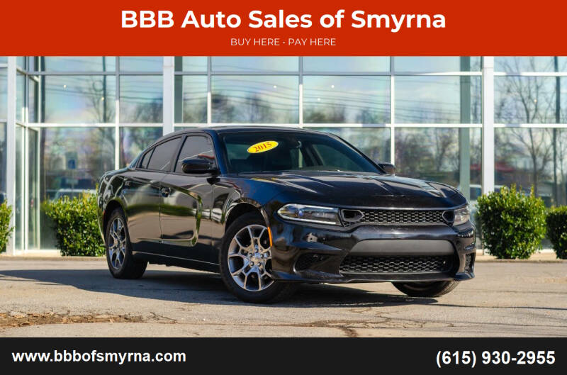 2015 Dodge Charger for sale at BBB Auto Sales of Smyrna in Smyrna TN