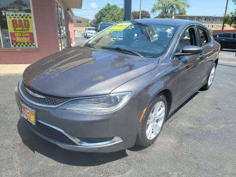 2015 Chrysler 200 for sale at RON'S AUTO SALES INC in Cicero IL