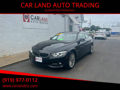 2014 BMW 4 Series for sale at CAR LAND  AUTO TRADING in Raleigh NC