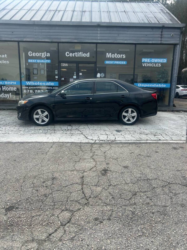 2012 Toyota Camry for sale at Georgia Certified Motors in Stockbridge GA