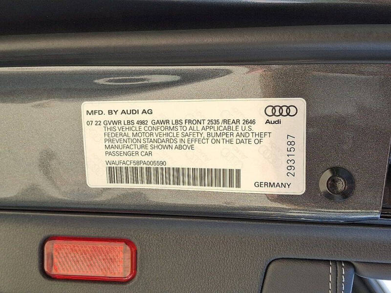 2023 Audi A5 Sportback quattro S line Prem Plus 45 TFSI