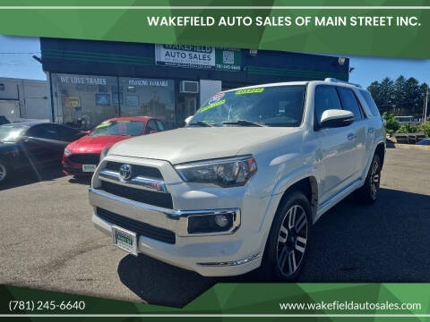 2015 Toyota 4Runner for sale at Wakefield Auto Sales of Main Street Inc. in Wakefield MA