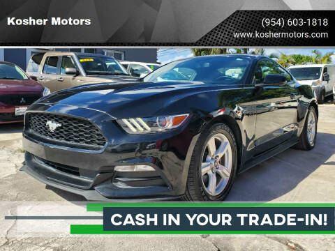 2017 Ford Mustang for sale at Kosher Motors in Hollywood FL