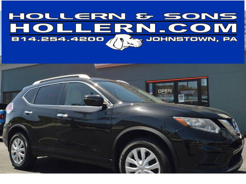 2016 Nissan Rogue for sale at Hollern & Sons Auto Sales in Johnstown PA