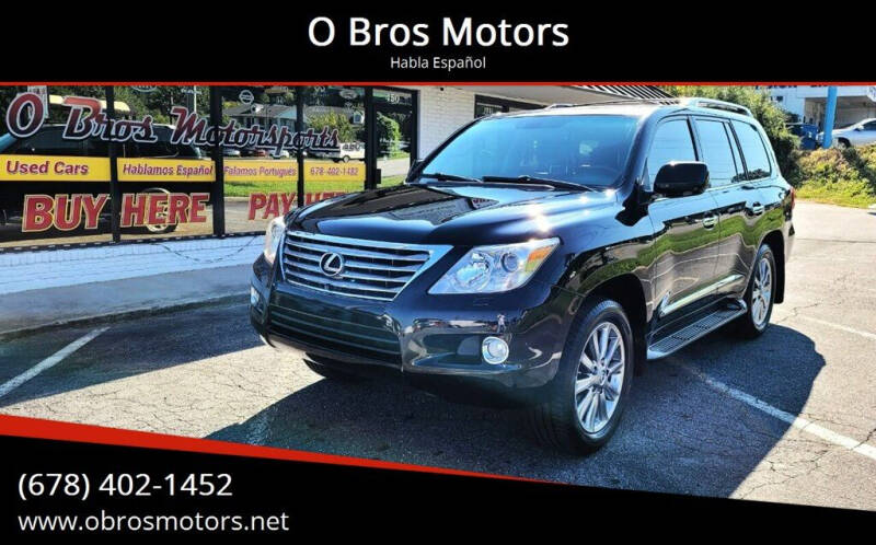 2009 Lexus LX 570 for sale at O Bros Motors in Marietta GA
