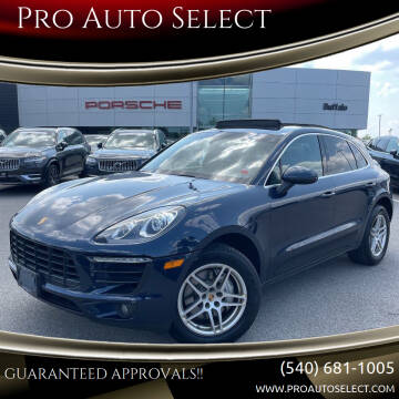 2015 Porsche Macan for sale at Pro Auto Select in Fredericksburg VA