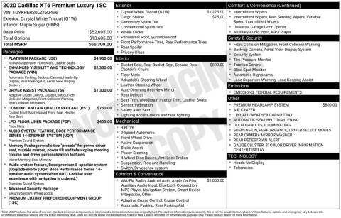 2020 Cadillac XT6 Premium Luxury