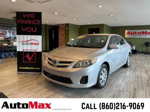 2011 Toyota Corolla for sale at AutoMax in West Hartford CT