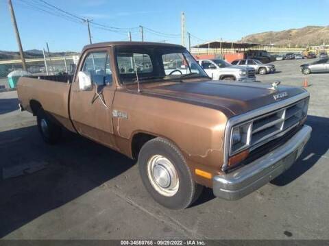 1987 Dodge Ram for sale at Classic Car Deals in Cadillac MI