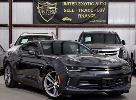 2018 Chevrolet Camaro for sale at United Exotic Auto in Houston TX