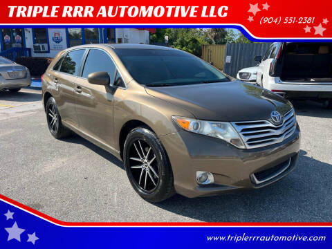 2011 Toyota Venza for sale at TRIPLE RRR AUTOMOTIVE LLC in Jacksonville FL