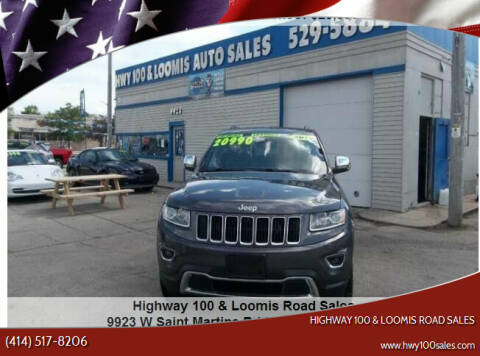 2015 Jeep Grand Cherokee for sale at Highway 100 & Loomis Road Sales in Franklin WI