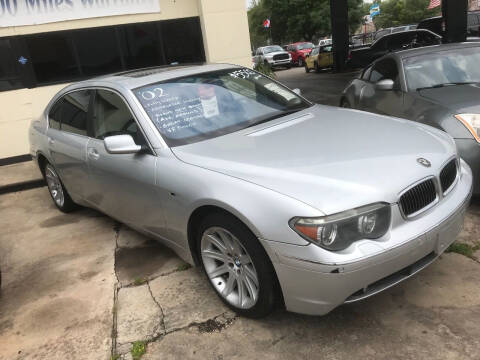 2002 BMW 7 Series for sale at Buy-Fast Autos in Houston TX