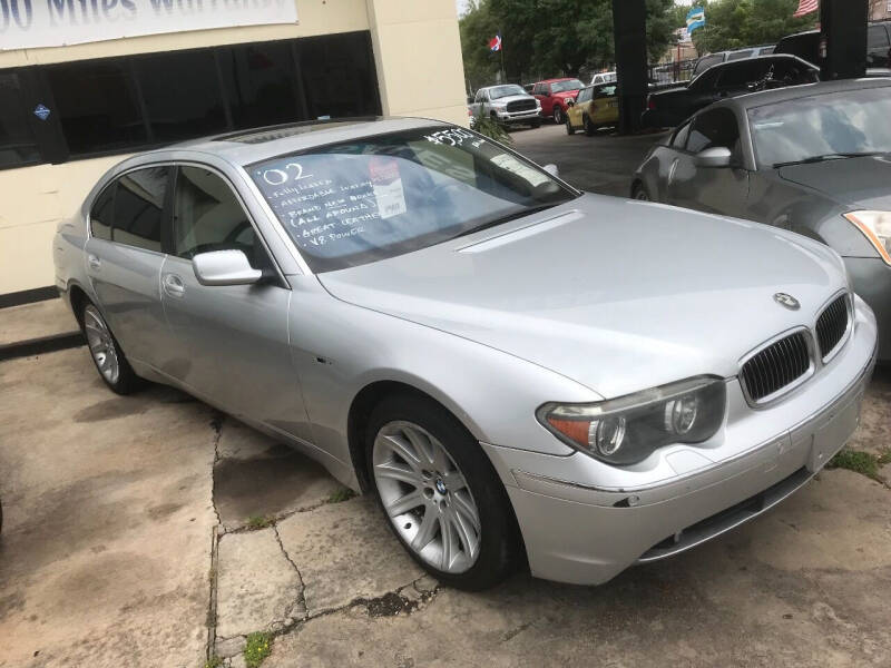 2002 BMW 7 Series for sale at Buy-Fast Autos in Houston TX