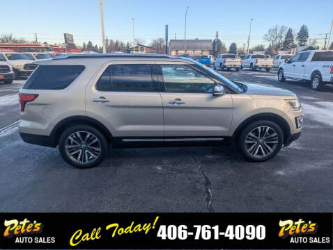 2017 Ford Explorer Platinum