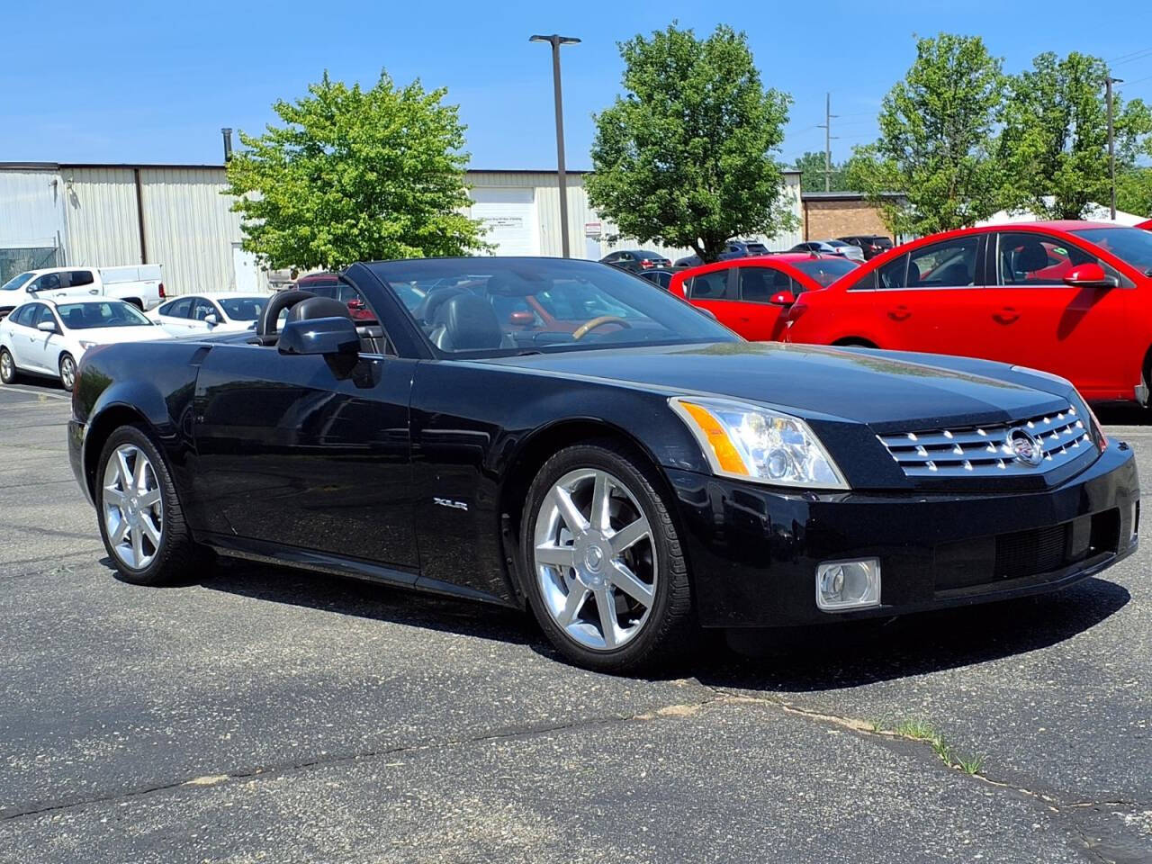 Black 2005 Cadillac XLR Base Convertible 2dr Roadster 1