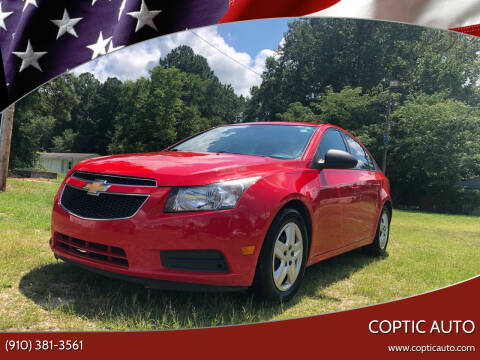 2014 Chevrolet Cruze for sale at Coptic Auto in Wilson NC
