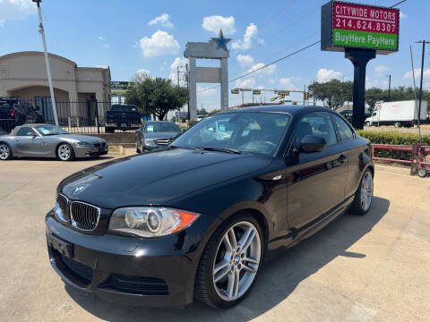 2011 BMW 1 Series for sale at CityWide Motors in Garland TX