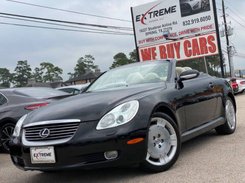 2002 Lexus SC 430 for sale at Extreme Autoplex LLC in Spring TX