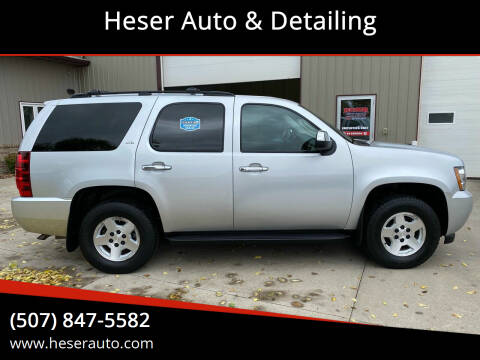 2013 Chevrolet Tahoe for sale at Heser Auto & Detailing in Jackson MN