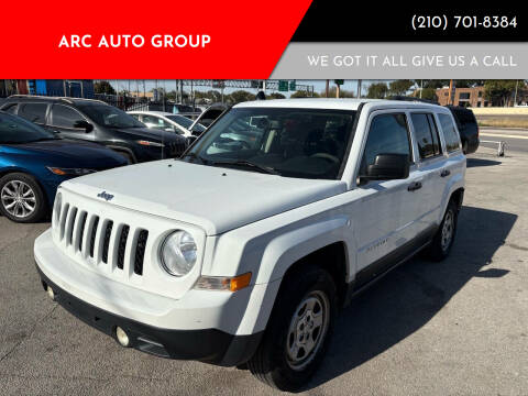 2016 Jeep Patriot for sale at ARC AUTO GROUP in San Antonio TX