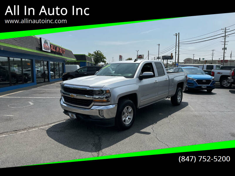 2016 Chevrolet Silverado 1500 for sale at All In Auto Inc in Palatine IL