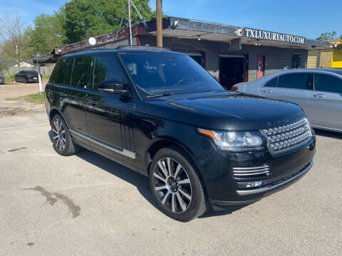 2015 Land Rover Range Rover for sale at Texas Luxury Auto in Houston TX