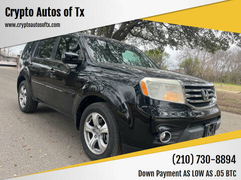 2013 Honda Pilot for sale at Crypto Autos Of Tx in San Antonio TX