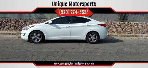 2013 Hyundai Elantra for sale at Unique Motorsports in Tucson AZ