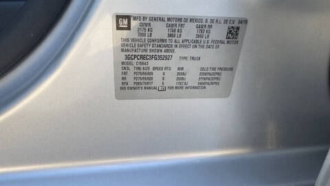 2015 Chevrolet Silverado 1500