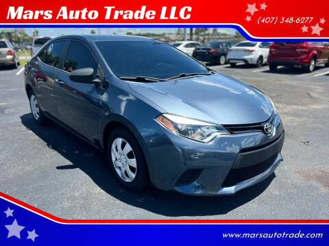 2016 Toyota Corolla for sale at Mars Auto Trade LLC in Orlando FL