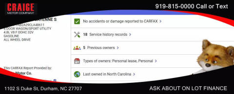 2012 Porsche Cayenne for sale at CRAIGE MOTOR CO in Durham NC
