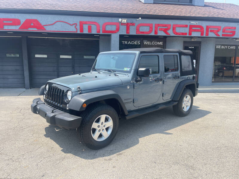 2014 Jeep Wrangler Unlimited for sale at PA Motorcars in Conshohocken PA