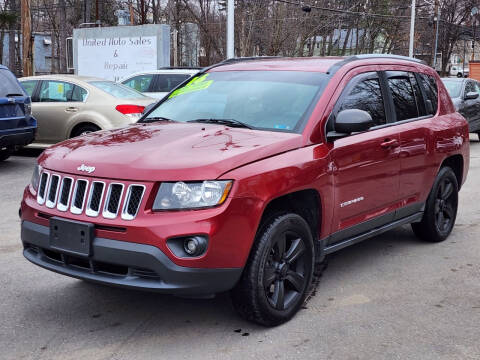 2016 Jeep Compass for sale at United Auto Sales & Service Inc in Leominster MA