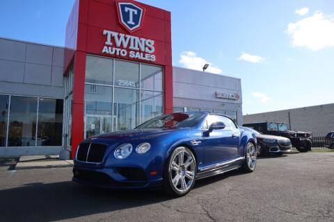 2016 Bentley Continental for sale at Twins Auto Sales Inc Redford 1 in Redford MI
